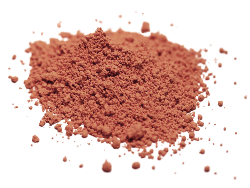 dry red ocher pigment 